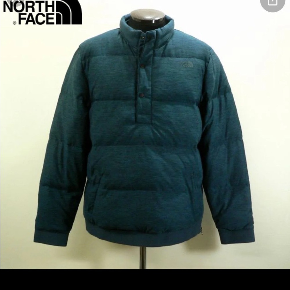 🏈🏈NWT Size Large Mens Fleece Jacket By The North Face New Color Teal downs fur